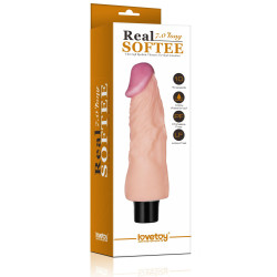 LoveToy Gode vibrant Real Soft 14 x 4cm
